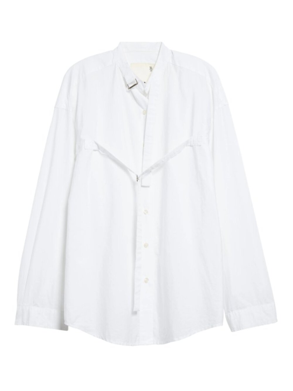 R13 Seamless Button-Up Shirt With Buckled Straps - Picture 2 of 7